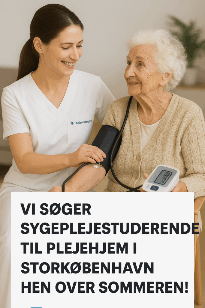 arbejd som sygeplejestuderend